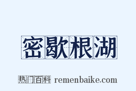 密歇根湖是什么意思的图片